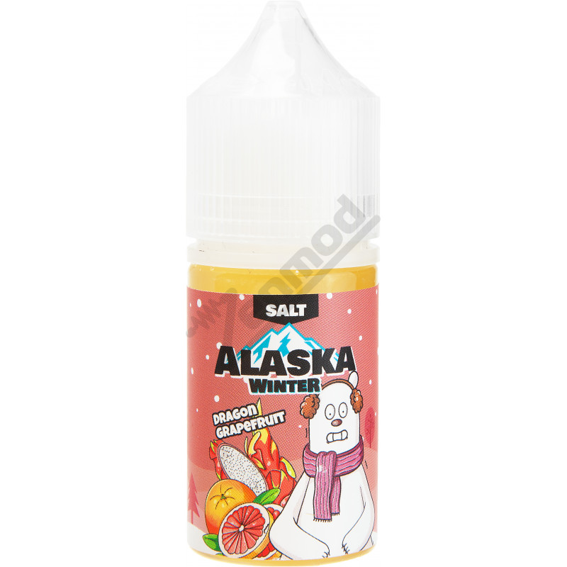 Фото и внешний вид — ALASKA WINTER SALT - Dragon Grapefruit 30мл