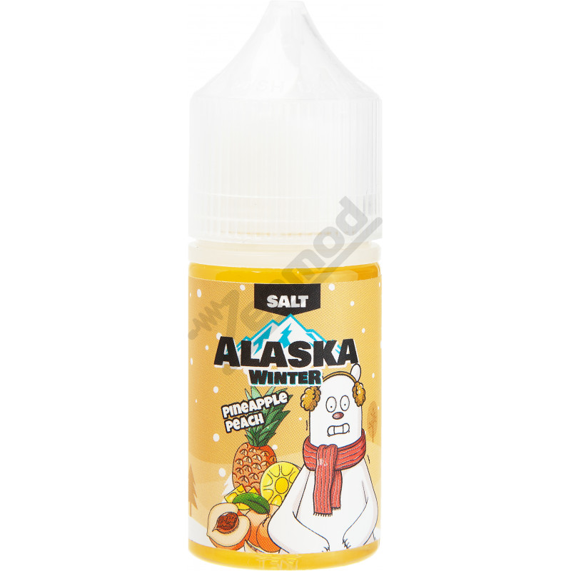 Фото и внешний вид — ALASKA WINTER SALT - Pineapple Peach 30мл