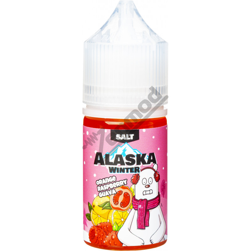 Фото и внешний вид — ALASKA WINTER SALT - Orange Raspberry Guava 30мл