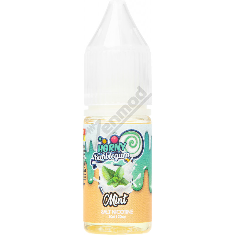 Фото и внешний вид — HORNY Bubblegum SALT - Mint 10мл