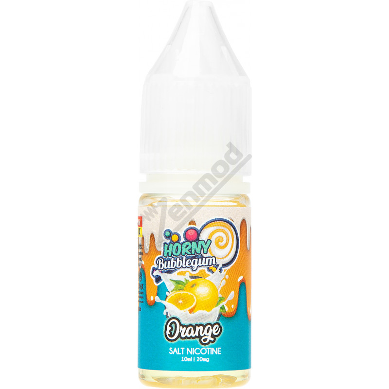 Фото и внешний вид — HORNY Bubblegum SALT - Orange 10мл