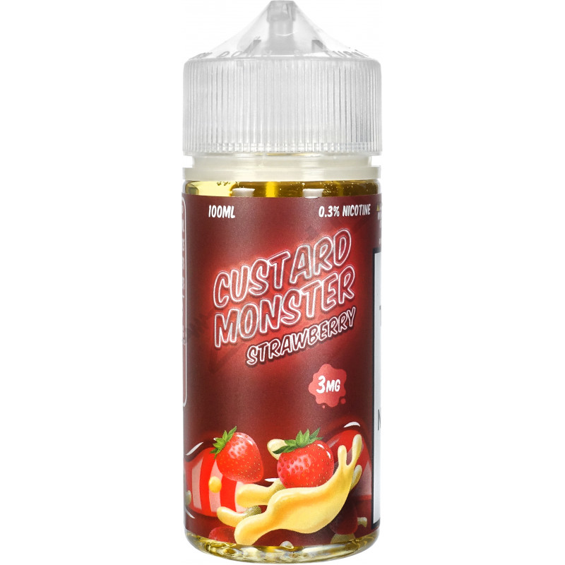 Фото и внешний вид — Custard Monster - Strawberry 100мл