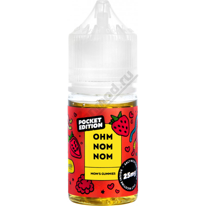 Фото и внешний вид — OHM NOM NOM SALT - MOMS GUMMIES 30мл