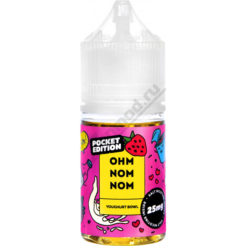 Фото и внешний вид — OHM NOM NOM SALT - YOUGHURT BOWL 30мл