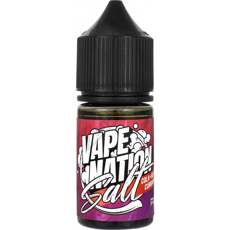 Фото и внешний вид — Vape Nation SALT - Cola, Black Currant 30мл