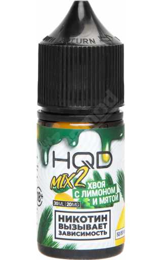 HQD 2 Mix SALT - Хвоя с Лимоном и Мятой 30мл