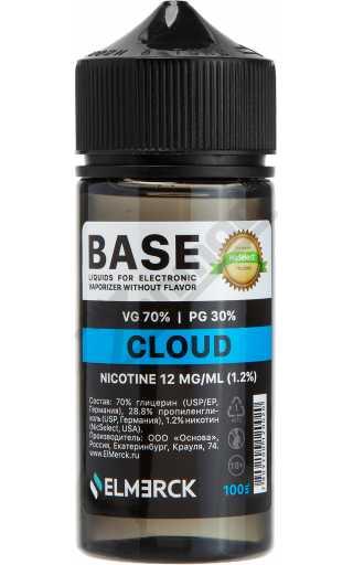 Основа NICSELECT Cloud 100мл 12мг