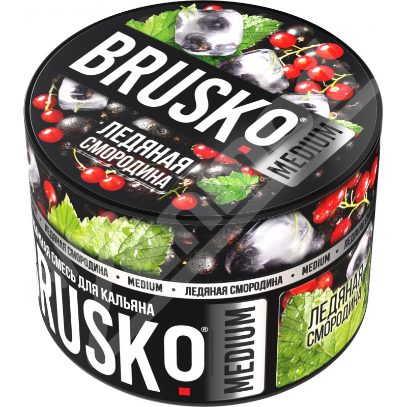 Бестабачная смесь Brusko - Ледяная Смородина 50гр Фото и внешний вид — Бестабачная смесь Brusko - Ледяная Смородина 50гр